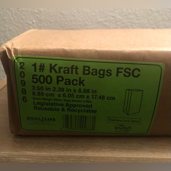 NEW DURO MULTI-PURPOSE BROWN PAPER BAGS - Picture 2 of 6